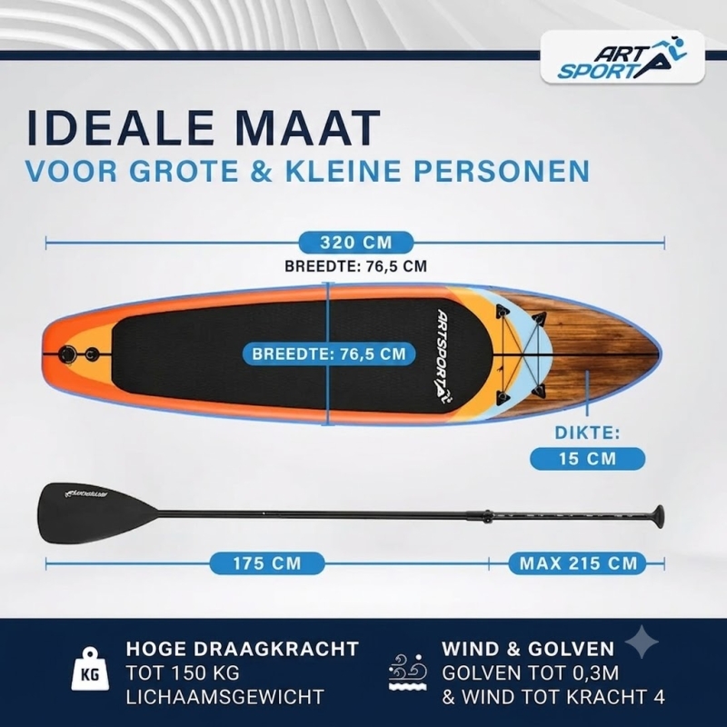 Stand-up paddleboard - complete set
